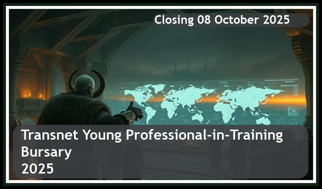 Transnet Young Professional-in-Training Bursary 2025 – Closing Date: 08 October 2025 – Apply Now!