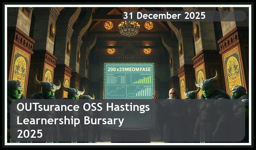 OUTsurance OSS Hastings Learnership Bursary 2025 – Closing Date: 31 December 2025 Apply Now!
