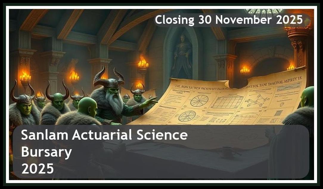 Sanlam Actuarial Science Bursary 2026 – Closing Date: 30 November 2025 – Apply Now!