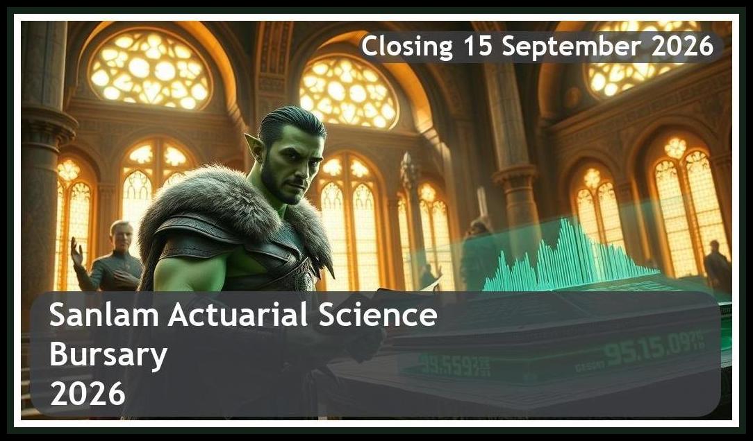 Sanlam Actuarial Science Bursary 2026 – Closing Date: 15 September 2026 – Apply Now!