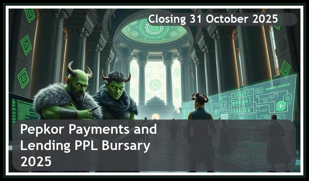 Pepkor Payments and Lending (PPL) Bursary 2025 – Closing Date: 31 October 2025 Apply Now!