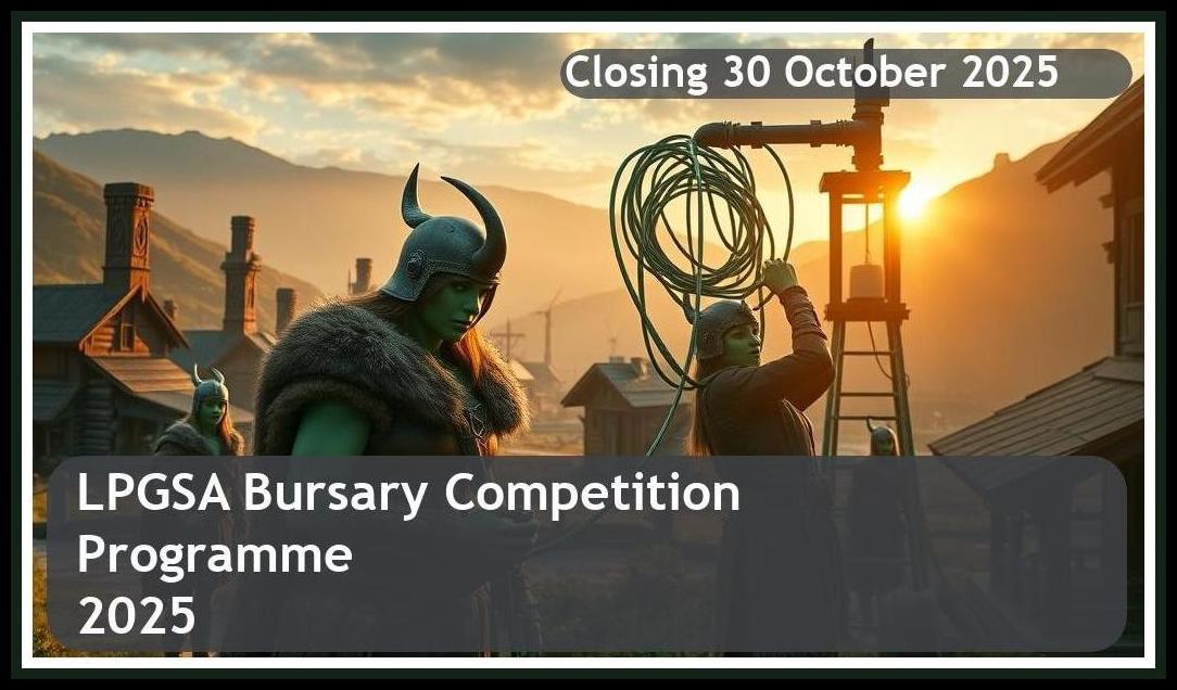 LPGSA Bursary Competition 2026 – Closing Date: 30 October 2025 – Apply Now!