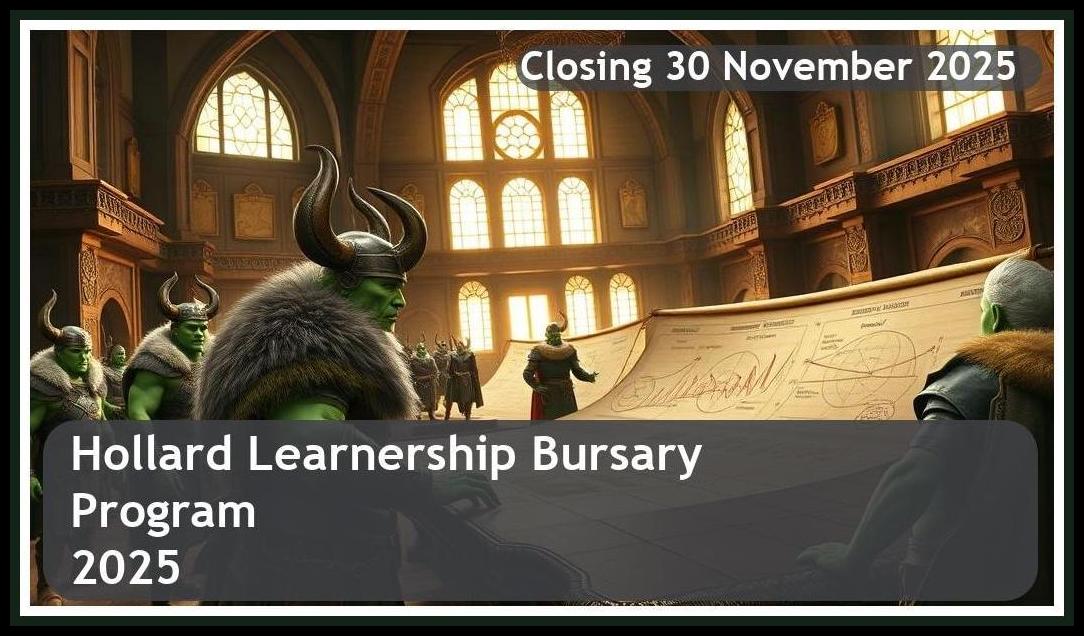 **Hollard Learnership Bursary 2026 – Closing Date: 30 November 2025 Apply Now**