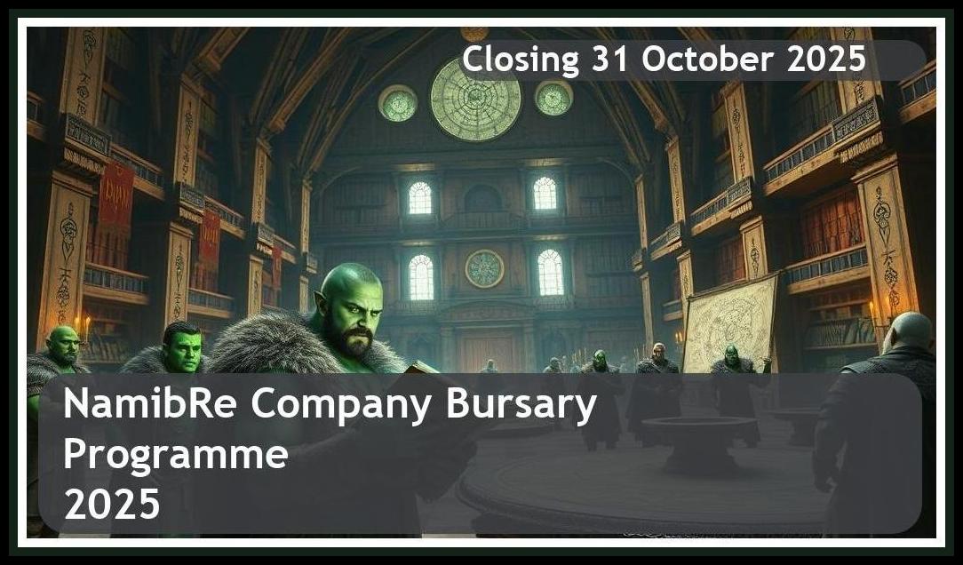 **NamibRe Bursary 2026 – Closing Date: 31 October 2025, Apply Now!**