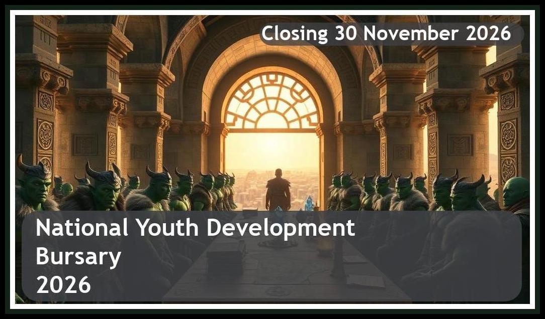 National Youth Development Bursary 2026 – Closing Date: 30 November 2026 Apply Now!