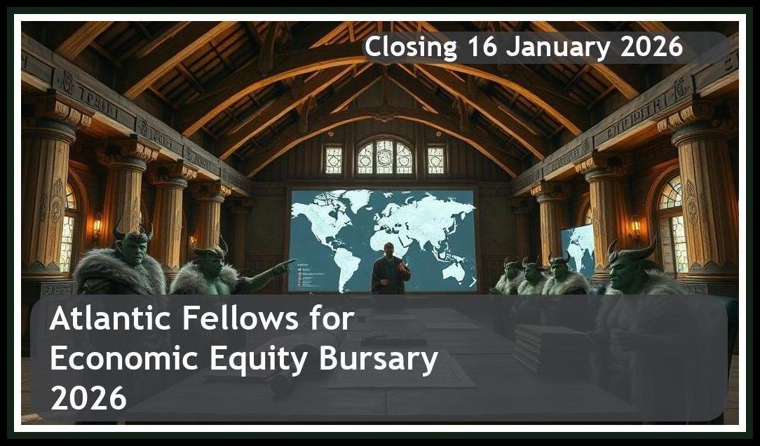 Atlantic Fellows for Social and Economic Equity Bursary 2026 – Closing Date: 16 January 2026 – Apply Now!