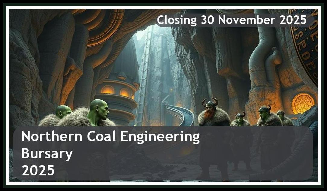 **Northern Coal Engineering Bursary 2025 – Closing Date: 30 November 2025 – Apply Now!**