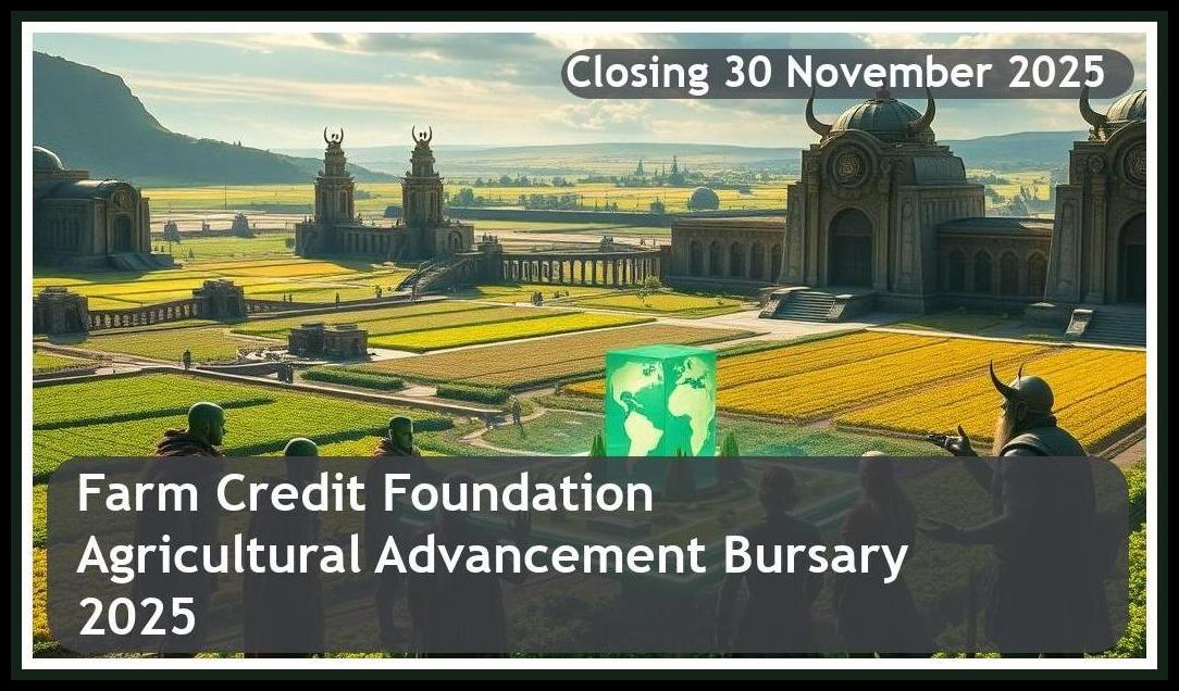 **Farm Credit Foundation Agricultural Advancement Bursary 2026 – Closing Date: 30 November 2025 – Apply Now!**