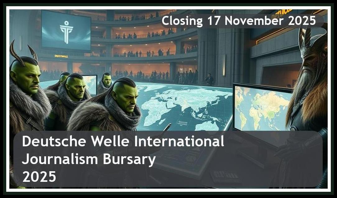 **Deutsche Welle International Journalism Bursary 2027 – Closing Date: 17 November 2025 – Apply Now!**