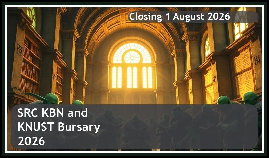 SRC KBN and KNUST Bursary 2026 – Closing Date: 1 August 2026, Apply Now!