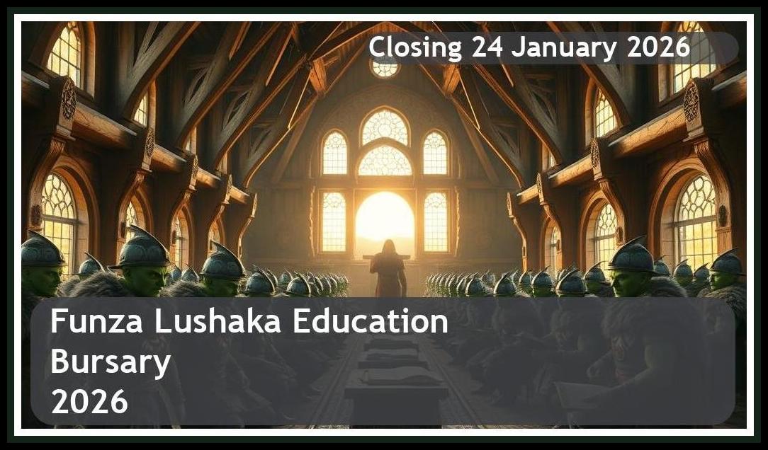 **Funza Lushaka Bursary 2026 – Closing Date: 24 January 2026 – Apply Now!**