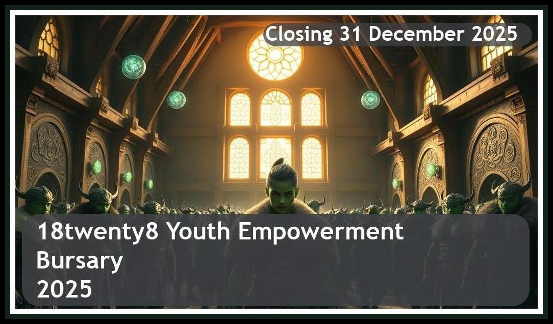 **18twenty8 Bursary 2026 – Closing Date: 31 December 2025 – Apply Now!**