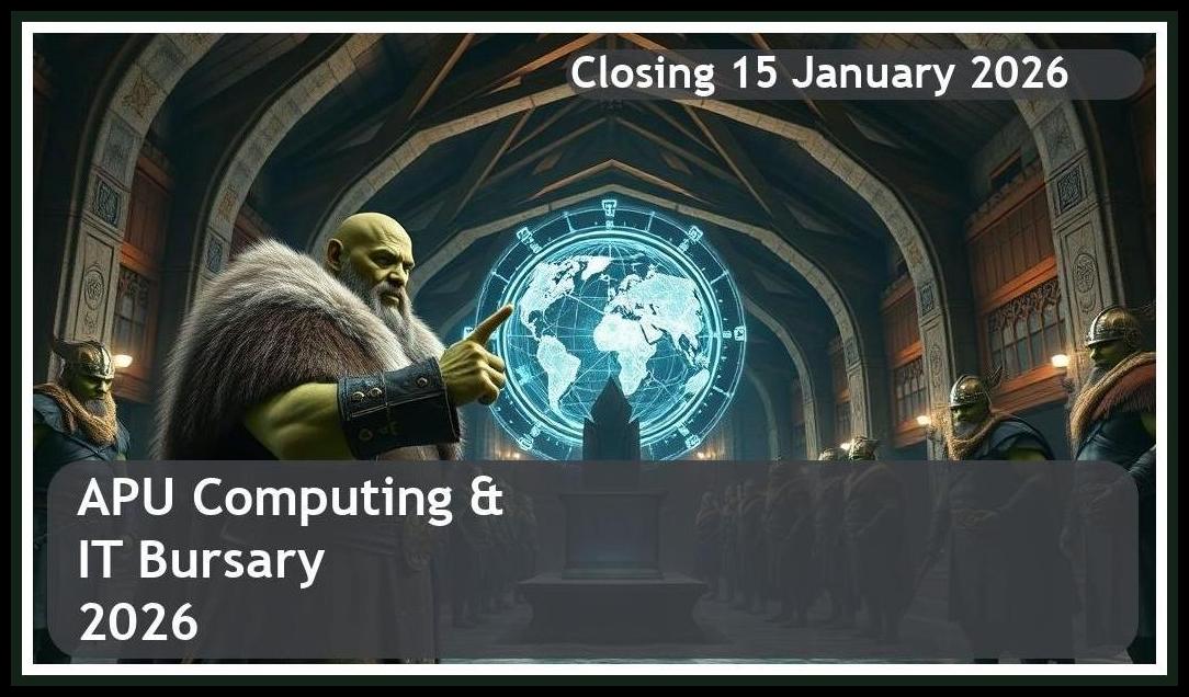 **APU Computing & IT Bursary 2026 – Closing Date: 15 January 2026 Apply Now**