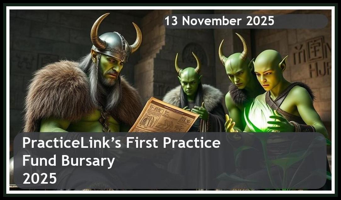 PracticeLink’s First Practice Fund Bursary 2025 – Closing Date: 13 November 2025 Get Funded.