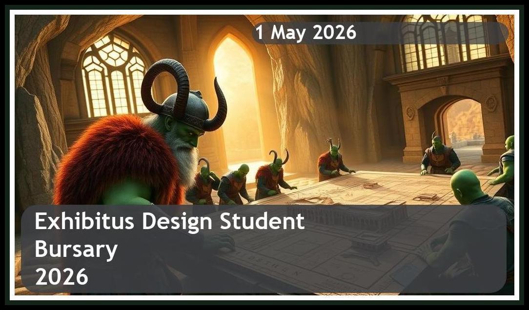**Exhibitus Design Bursary 2026 – Closing Date: 1 May 2026 – Apply Now!**