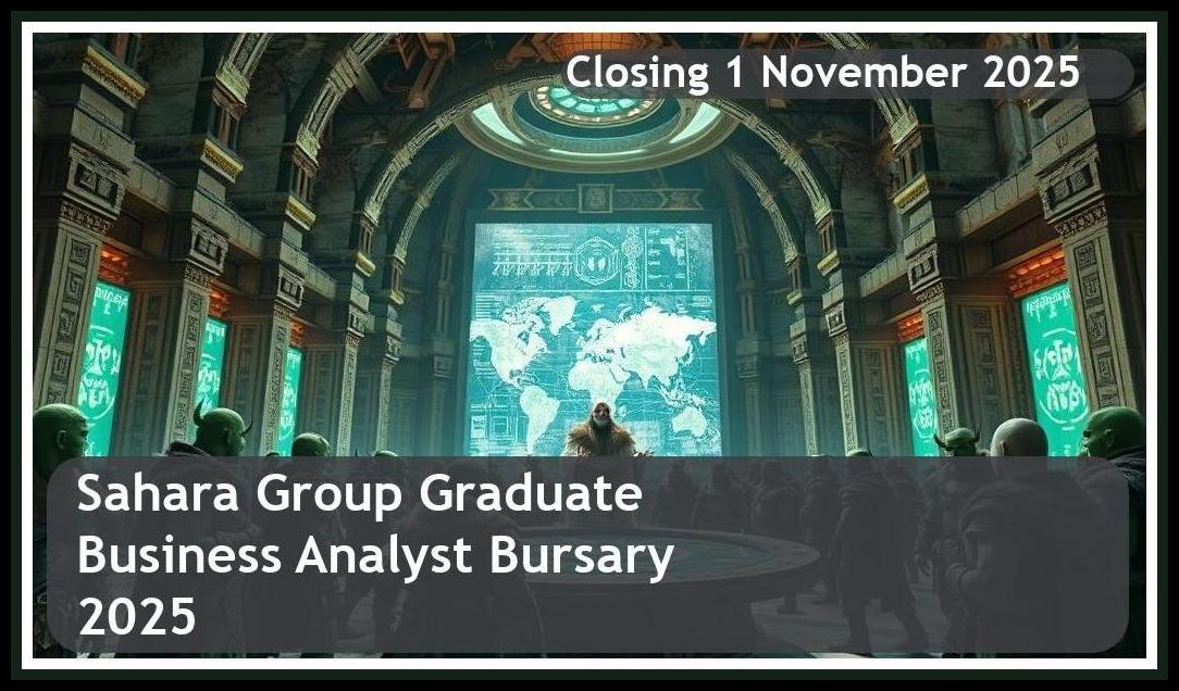 Sahara Group Graduate Business Analyst Bursary 2025 – Closing Date: 1 November 2025, Apply Now!