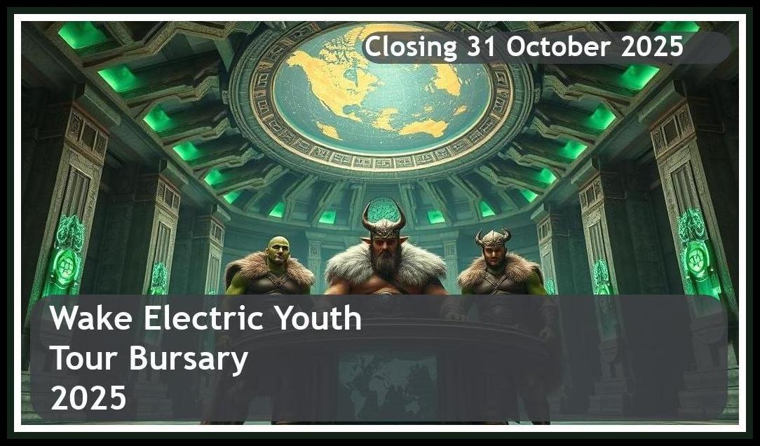 **Wake Electric Youth Tour Bursary 2025 – Closing Date: 31 October 2025 Apply Now**