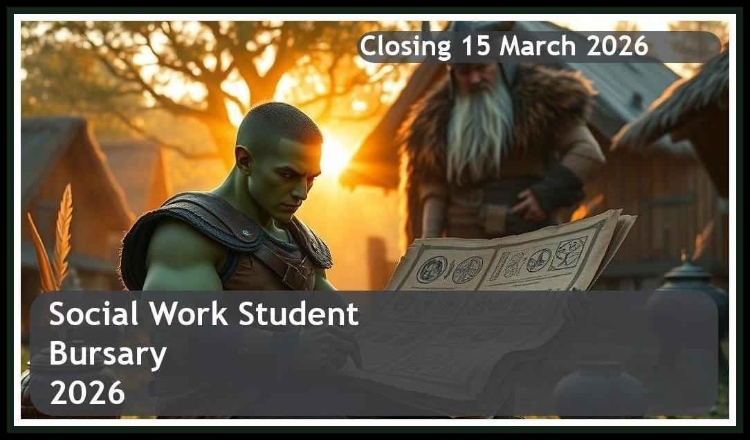 Social Work Bursary 2026 – Closing Date: 15 March 2026 Get Funded!