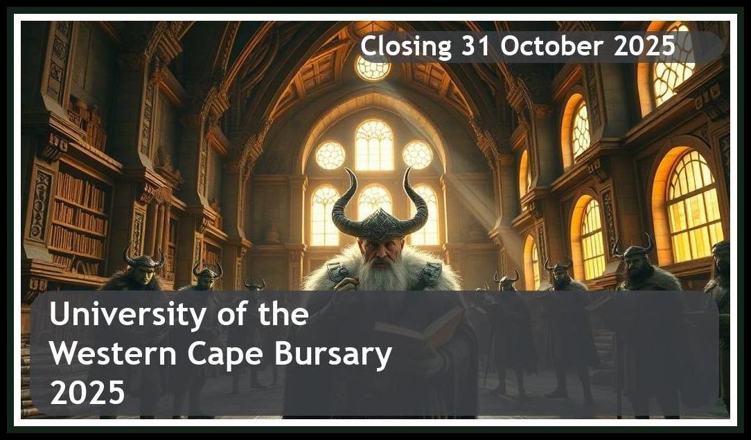 University of the Western Cape (UWC) Bursary 2026 – Closing Date: 31 October 2025 Apply Now!