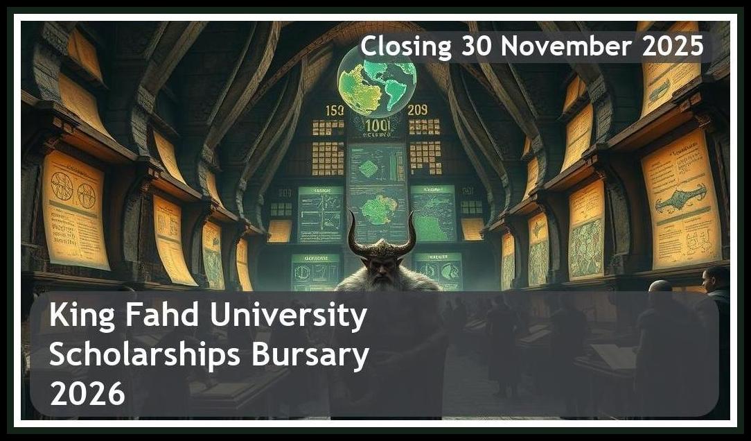 **King Fahd University Scholarships Bursary 2026 – Closing Date: 30 November 2025 Apply Now**
