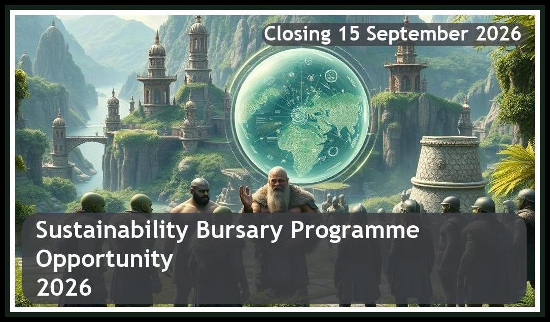 Sustainability Bursary 2026 – Closing Date: 15 September 2026 – Apply Now!