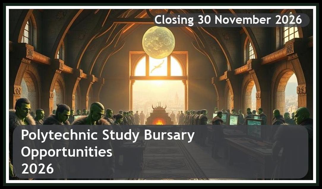 Polytechnic Bursary 2026 – Closing Date: 30 November 2026 – Get Funded!