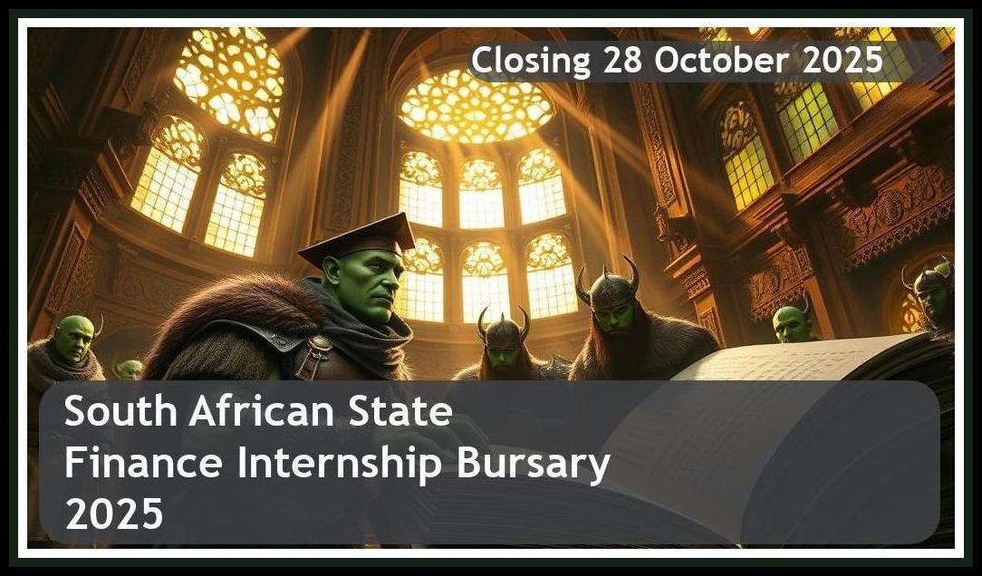 South African State Theatre Finance Internship Bursary 2025 – Closing Date: 28 October 2025 Apply Now