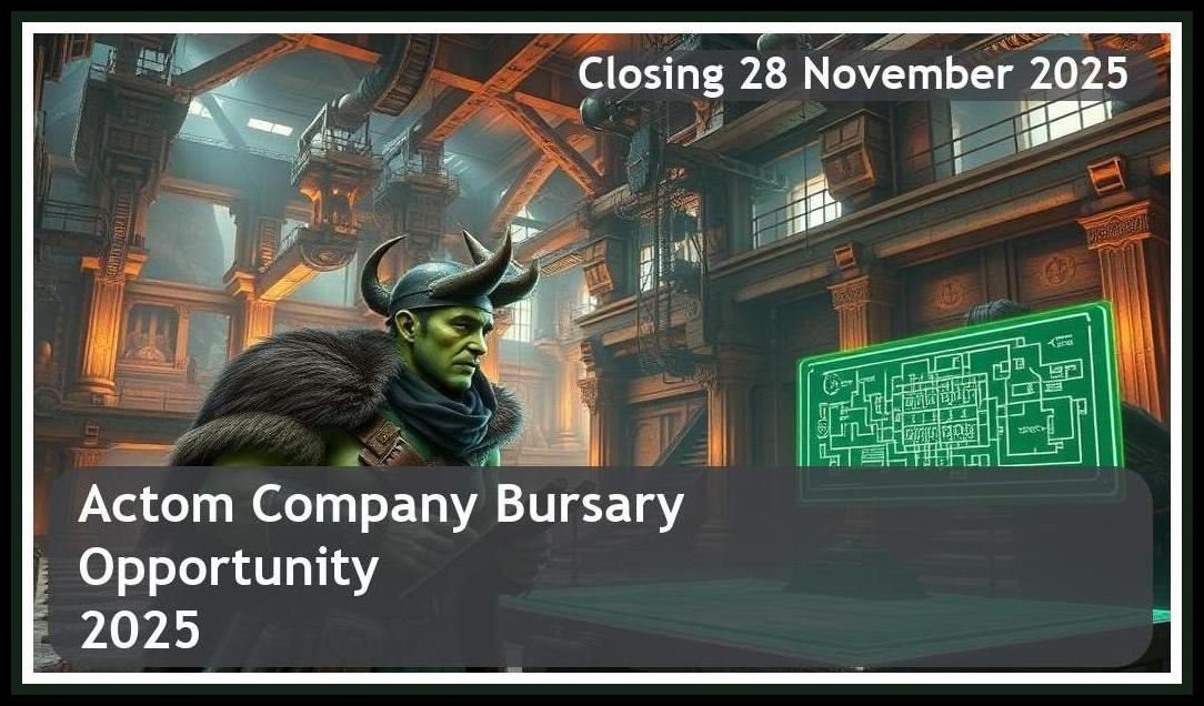 Actom Bursary 2026 – Closing Date: 28 November 2025 – Get Funded!