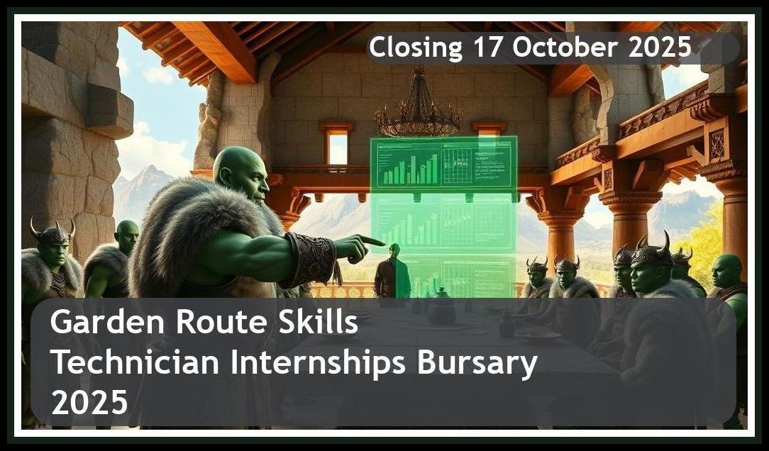 Garden Route Skills Mecca Technician Internships Bursary 2025 – Closing Date: 17 October 2025 – Apply Now!