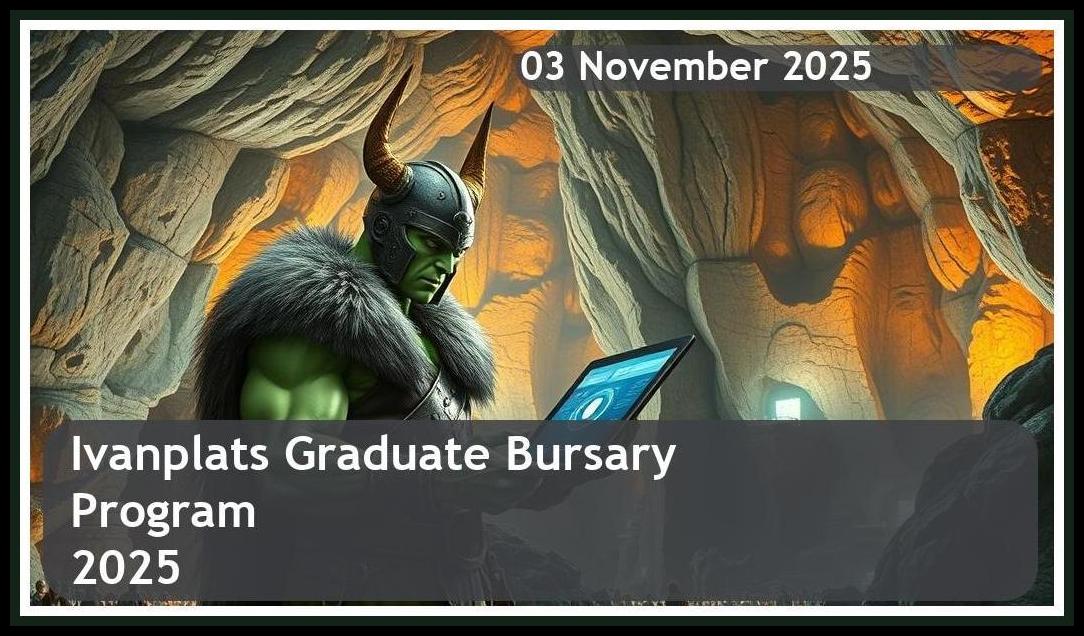 Ivanplats Graduate Bursary 2025 – Closing Date: 03 November 2025 Apply Now!