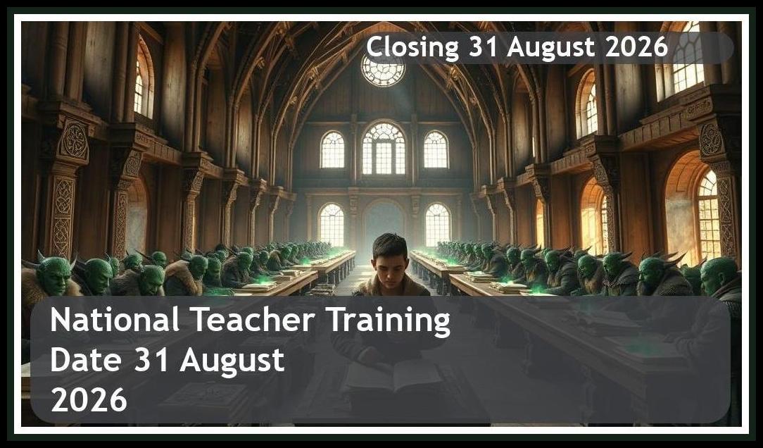 **National Teacher Training Bursary 2026 – Closing Date: 31 August 2026 Apply Now!**