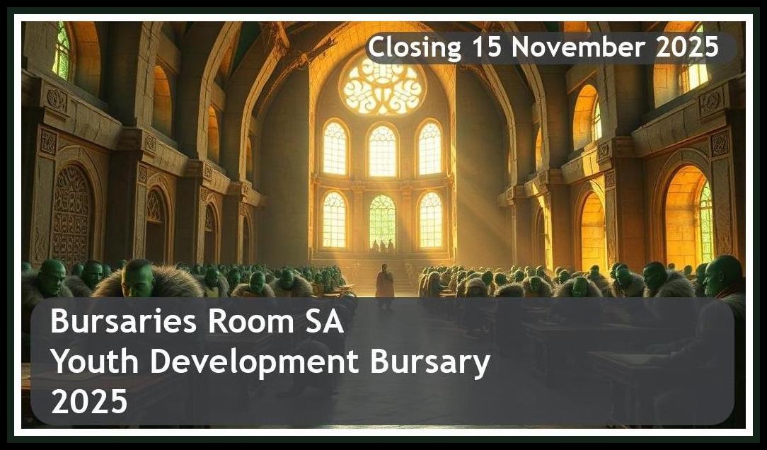 Bursaries Room SA Youth Development Bursary 2025 – Closing Date: 15 November 2025 – Get Funded!