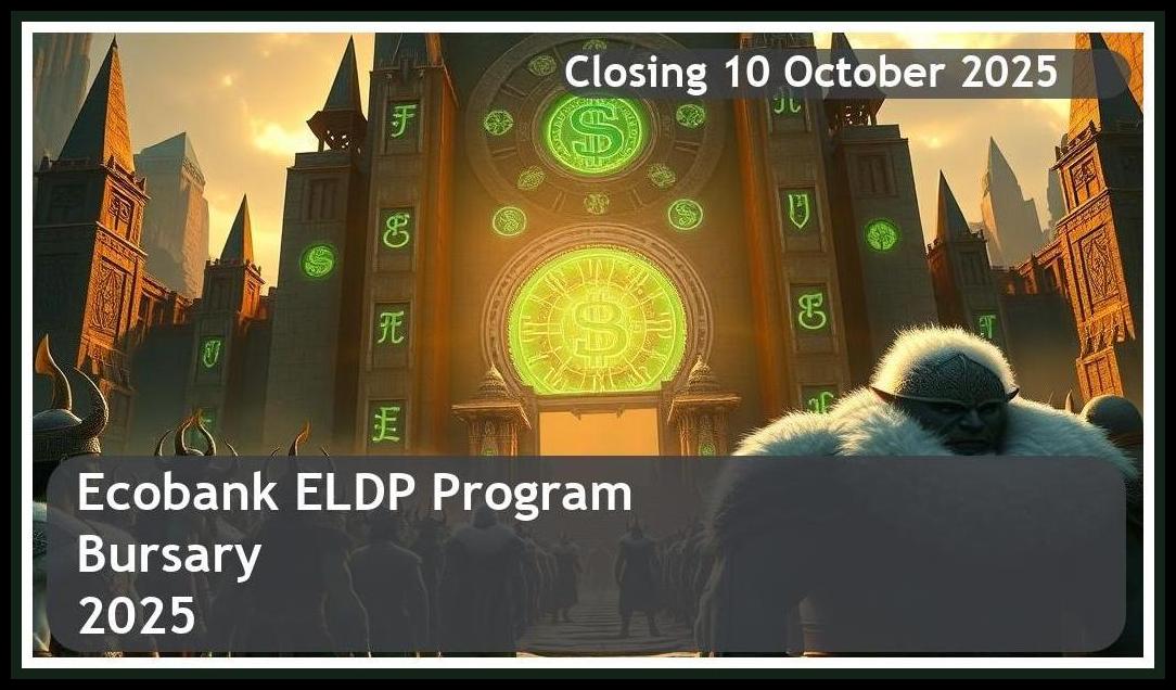 Ecobank ELDP Bursary 2025 – Closing Date: 10 October 2025 – Apply Now!