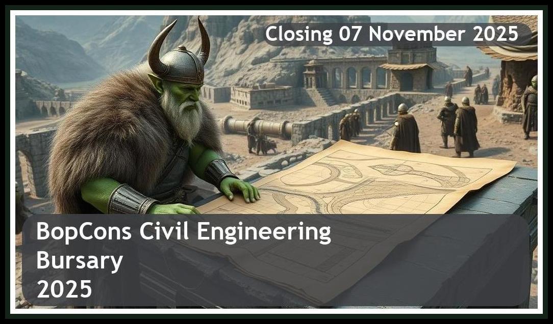 BopCons Civil Engineering Bursary 2026 – Closing Date: 07 November 2025 Get Funded!