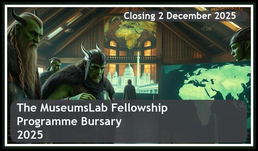 The MuseumsLab Fellowship Programme Bursary 2026 – Closing Date: 2 December 2025 – Apply Now!