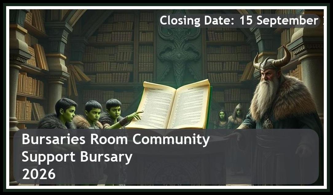 Bursaries Room Community Support Bursary 2026 – Closing Date: 15 September 2026 Apply Now!