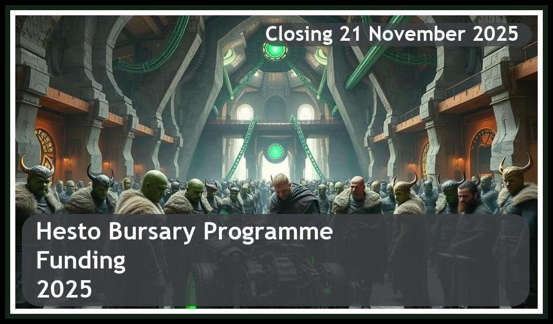 Hesto Bursary 2026 – Closing Date: 21 November 2025 Apply Now!