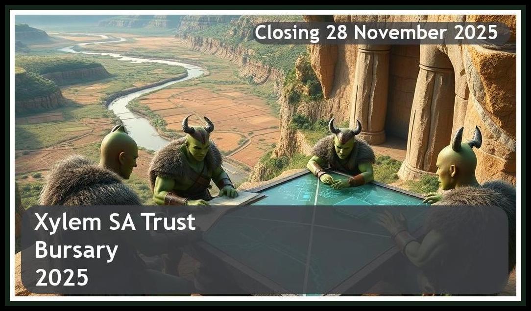 Xylem SA Trust Bursary 2026 – Closing Date: 28 November 2025 Apply Now!