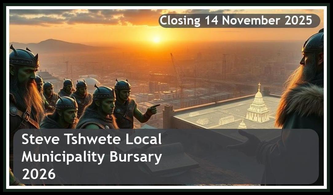 Steve Tshwete Local Municipality Bursary 2026 – Closing Date: 14 November 2025 – Apply Now!