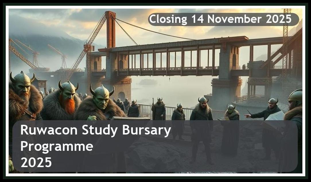 Ruwacon Bursary 2026 – Closing Date: 14 November 2025 Apply Now