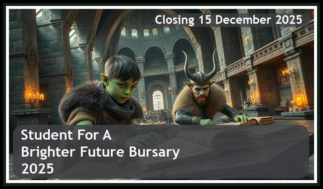 Student For A Brighter Future Bursary 2025 – Closing Date: 15 December 2025 Apply Now!