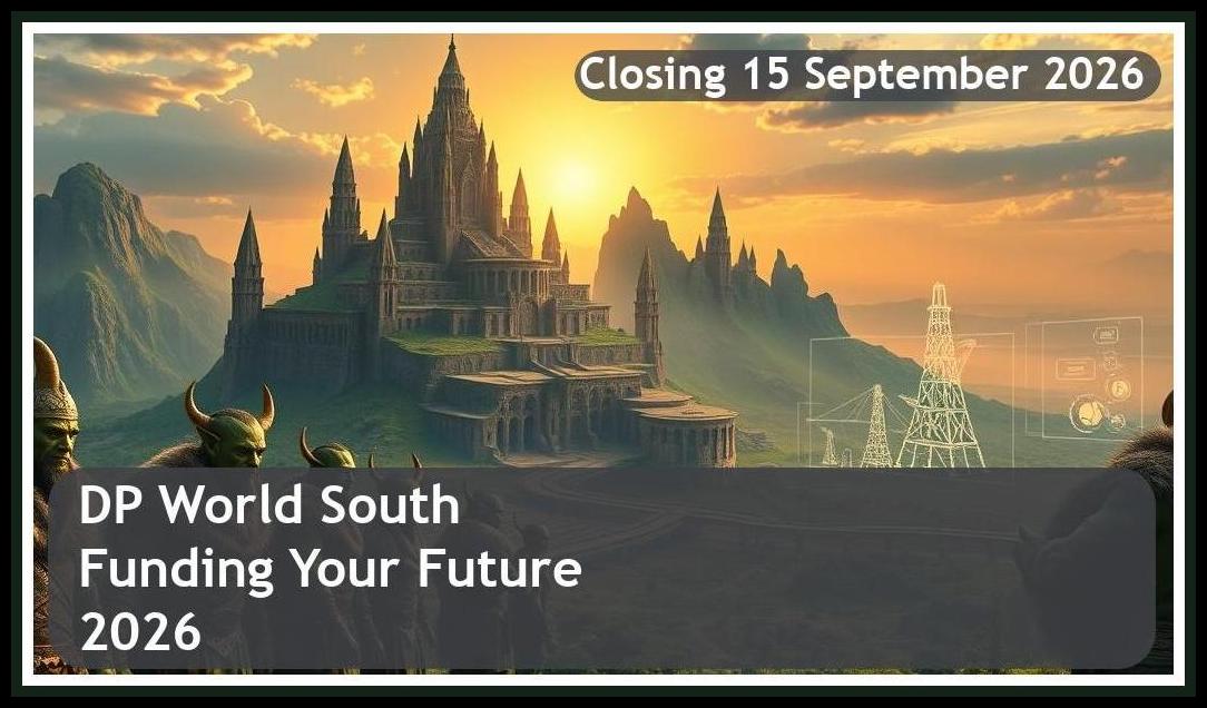 DP World South Africa Bursary 2026 – Closing Date: 15 September 2026 – Funding Your Future