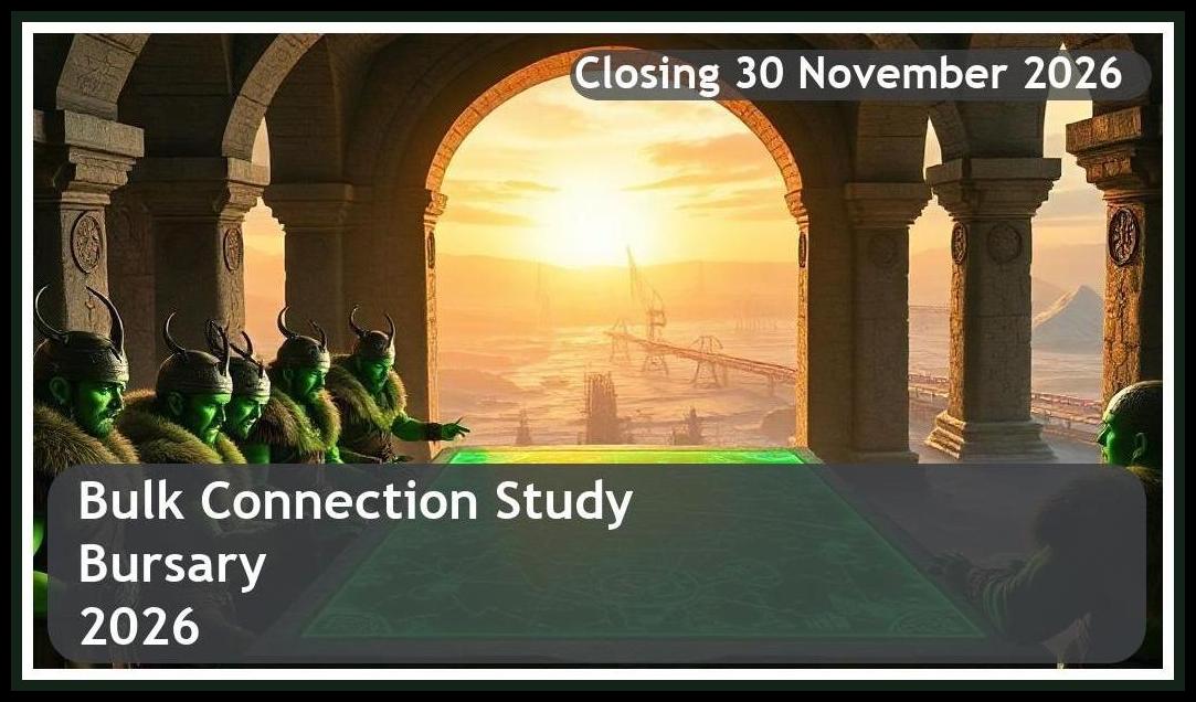 Bulk Connection Bursary 2026 – Closing Date: 30 November 2026 – Apply Now!