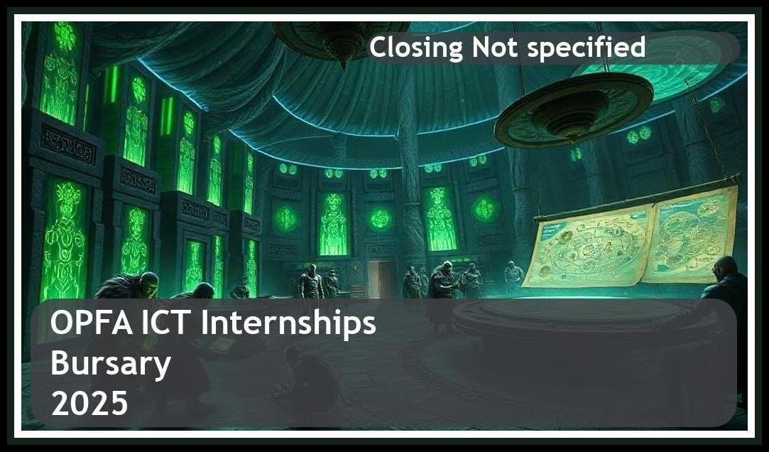 OPFA ICT Internships 2025 Bursary – Closing Date: Not specified, Apply Now!