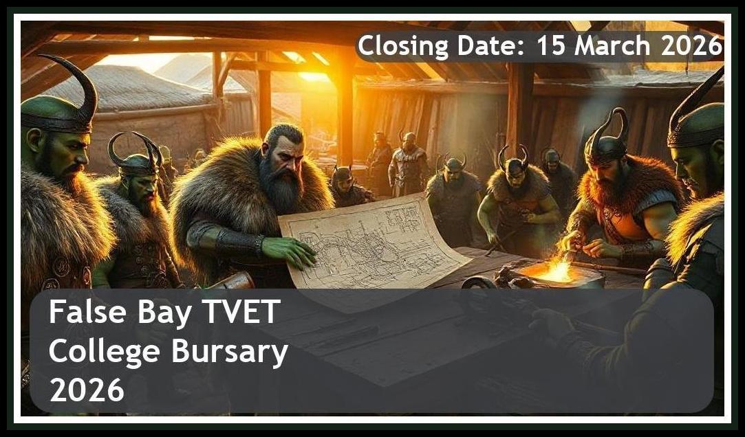 False Bay TVET College Bursary 2026 – Closing Date: 15 March 2026 Apply Now