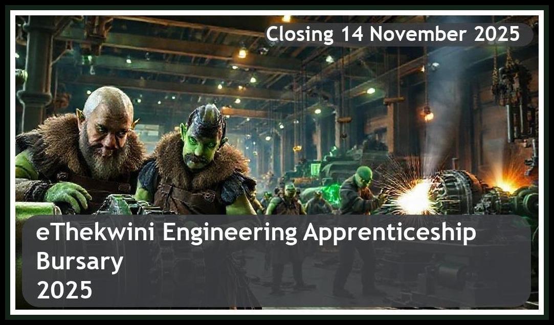 **eThekwini Engineering Apprenticeship Bursary 2025 – Closing Date: 14 November 2025 Apply Now**