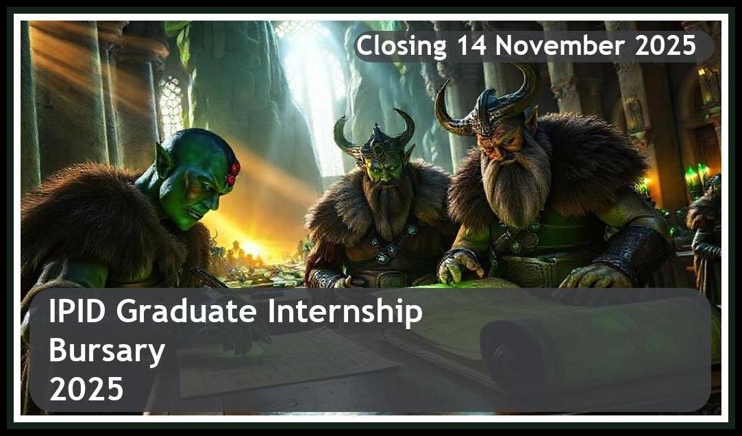 IPID Graduate Internship Bursary 2025 – Closing Date: 14 November 2025 Apply Now!