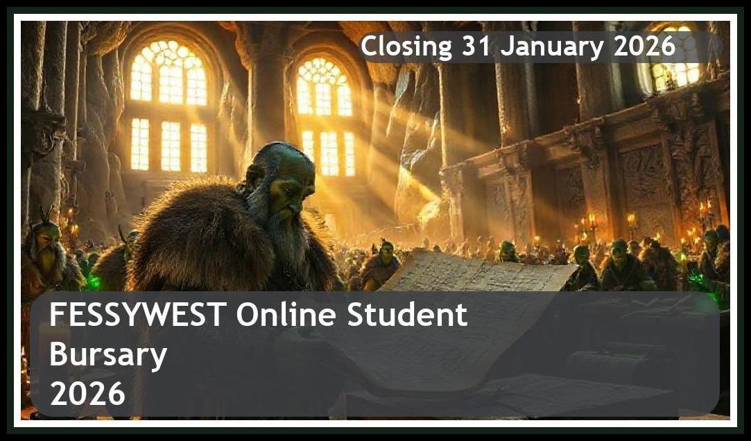 FESSYWEST Online Bursary 2026 – Closing Date: 31 January 2026 – Apply Now!