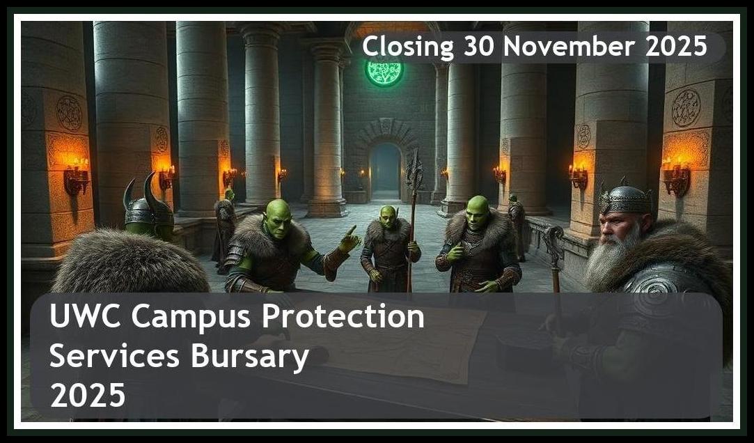 UWC Campus Protection Services Bursary 2026 – Closing Date: 30 November 2025 Apply Now!