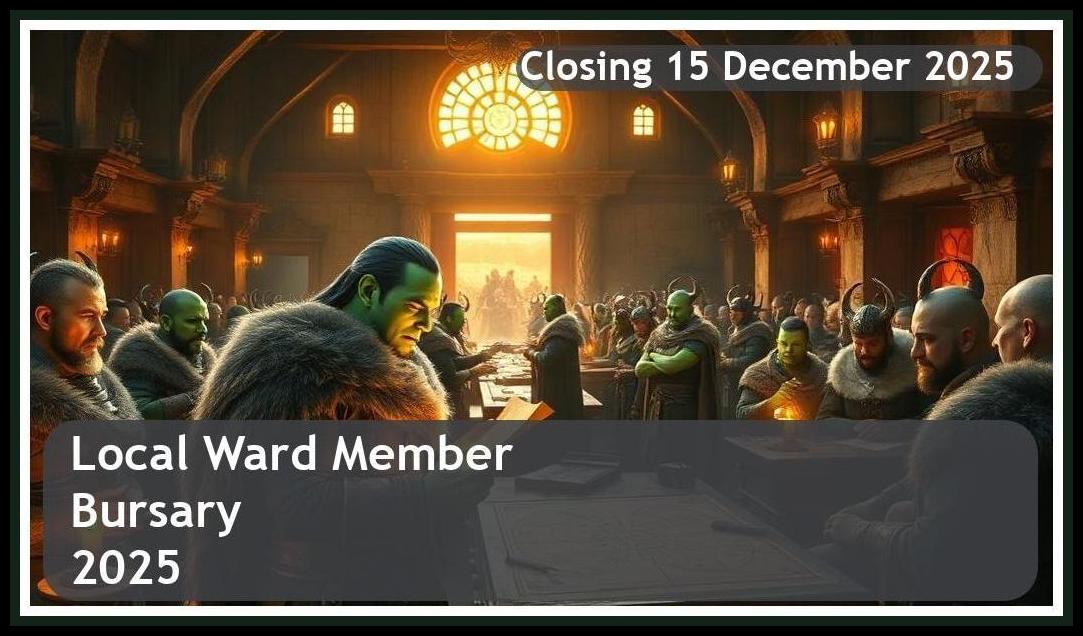 **Ward Bursary 2025 – Closing Date: 15 December 2025 Apply Now**